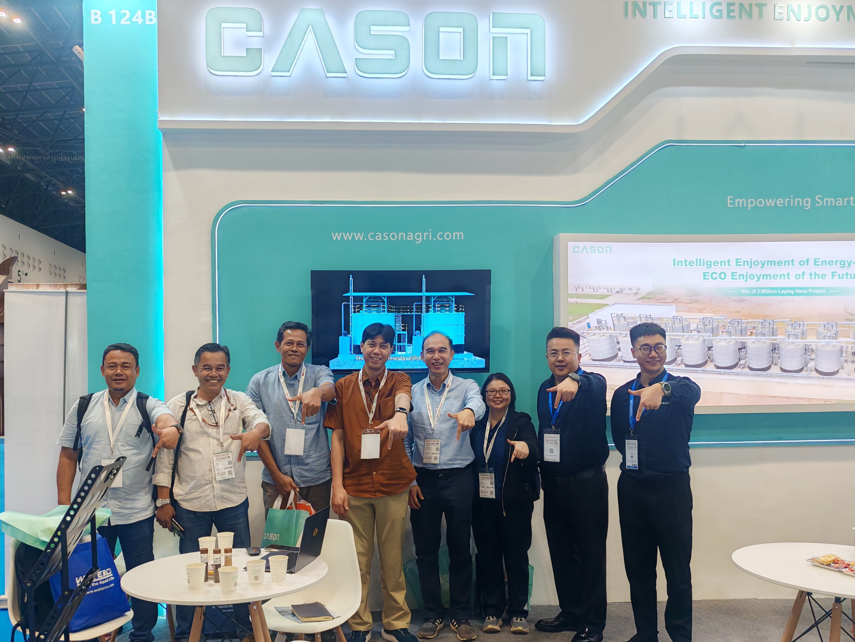 展位爆满！CASON 粪污处理设备亮相印尼畜牧展
